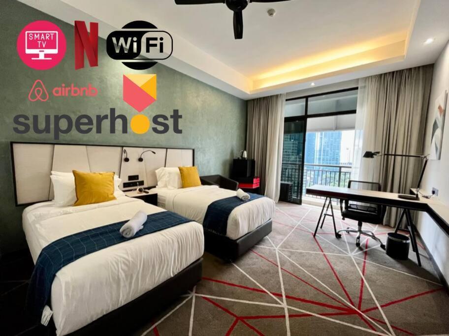 #23 Kl Towel View Twin Bed Suites @ Infinity Pool Κουάλα Λουμπούρ Εξωτερικό φωτογραφία